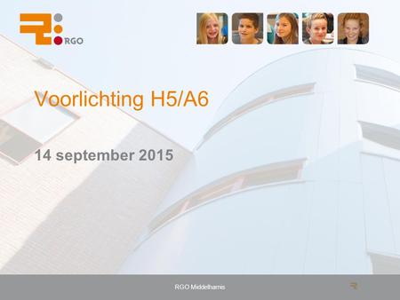 RGO Middelharnis Voorlichting H5/A6 14 september 2015.