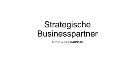 Strategische Businesspartner