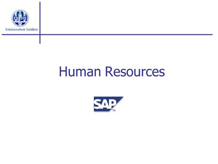 Human Resources.