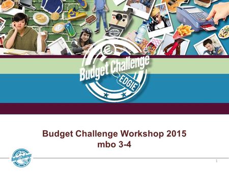 1 Budget Challenge Workshop 2015 mbo 3-4. 2 Schulden Oorzaken, gevolgen en oplossingen van schulden Pauze Het voorkomen van schulden Uitgaven en inkomsten.