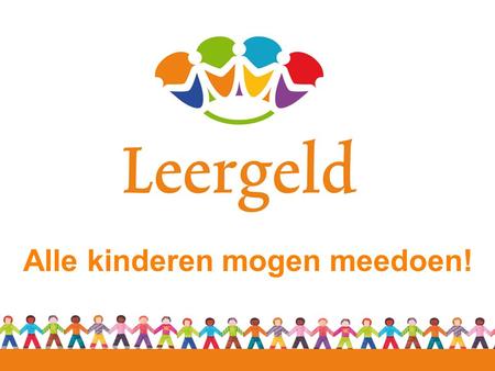Alle kinderen mogen meedoen!. “Maar liefst 1 op de 9 kinderen in Nederland groeit op in armoede. Voor kinderen kan dit betekenen dat er onvoldoende geld.