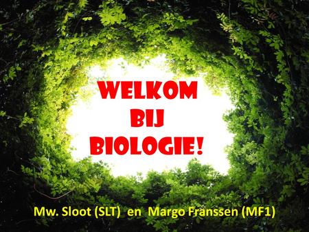 Mw. Sloot (SLT) en Margo Franssen (MF1)