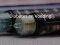 Diabetes en Voeding.