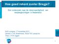 1 Hoe goed rekent zuster Bregje? Een onderzoek naar de rekenvaardigheid van verpleegkundigen in Nederland. NVE-congres, 17 november 2011 Gerard J.J.M.