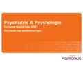 Psychiatrie & Psychologie Consumer Quality Index GGZ Onderzoek naar patiëntervaringen.