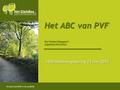 Het ABC van PVF Pol Vanden Weygaert Algemeen Directeur