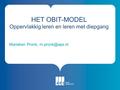 Het OBIT-model Oppervlakkig leren en leren met diepgang