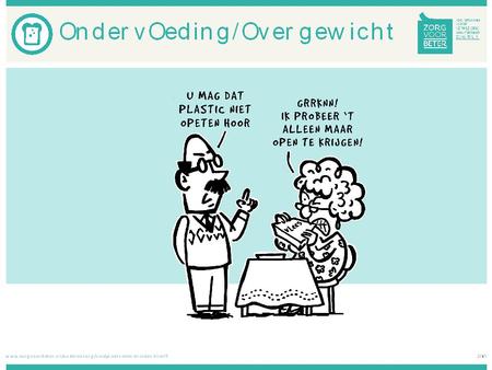 Wat is het? Ondervoeding Voedingstoestand waarbij sprake is van een tekort of disbalans van energie, eiwit en/of andere voedingsstoffen, die leidt tot.