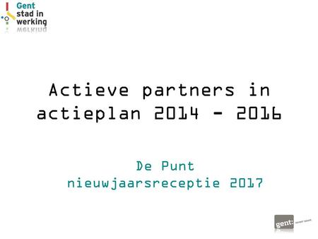 Actieve partners in actieplan