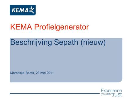 KEMA Profielgenerator