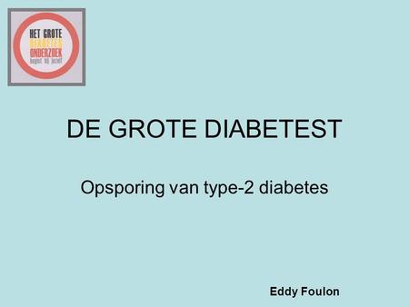Opsporing van type-2 diabetes