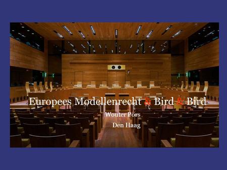 Europees Modellenrecht & Bird & Bird