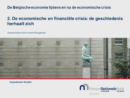 De Belgische economie tijdens en na de economische crisis 2