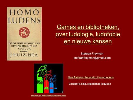 Games en bibliotheken, over ludologie, ludofobie en nieuwe kansen