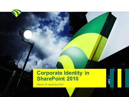Corporate Identity in SharePoint 2010