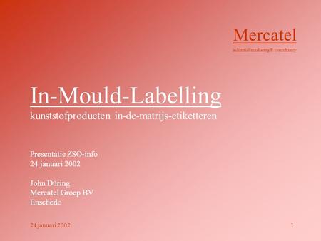 In-Mould-Labelling kunststofproducten in-de-matrijs-etiketteren