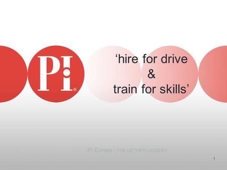‘hire for drive & train for skills’