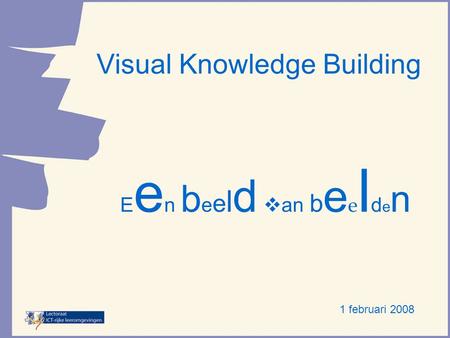 Visual Knowledge Building