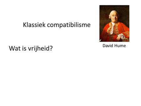 Klassiek compatibilisme