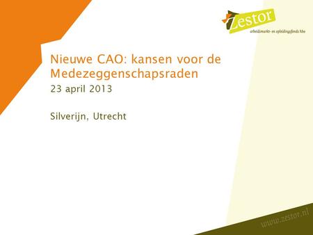Programma Presentatie: samenwerking tussen lokaal overleg en de medezeggenshap; inventarisatie professionalisering Teun van Beusekom (NHTV) Willem-Jelle.