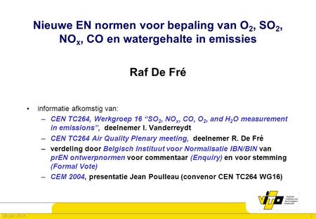 Raf De Fré informatie afkomstig van: