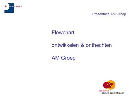 Presentatie AM Groep Flowchart ontwikkelen & onthechten AM Groep