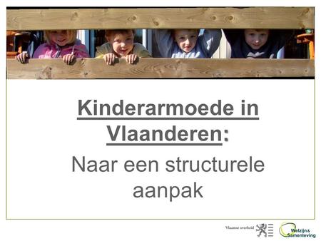 Kinderarmoede in Vlaanderen: