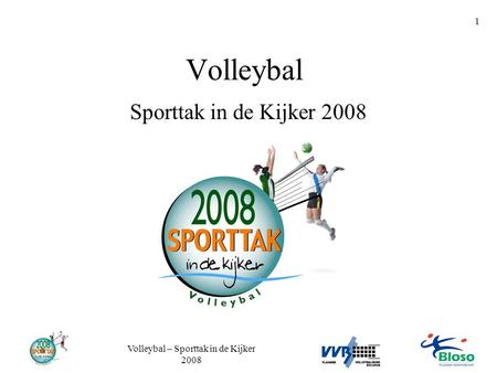 Volleybal – Sporttak in de Kijker 2008