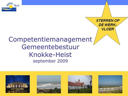 Competentiemanagement Gemeentebestuur Knokke-Heist september 2009