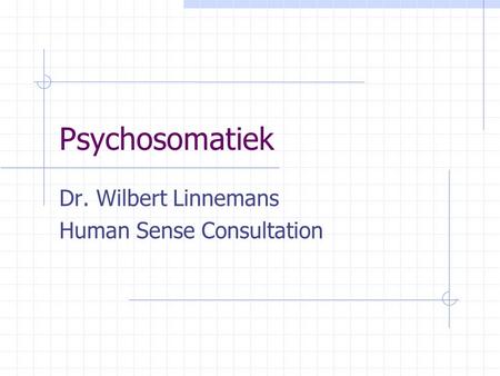 Dr. Wilbert Linnemans Human Sense Consultation