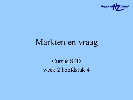 Cursus SPD week 2 hoofdstuk 4