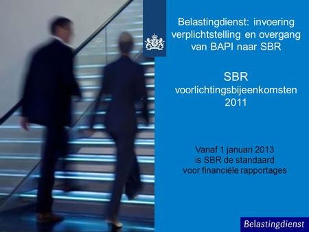 SBR voorlichtingsbijeenkomsten 2011