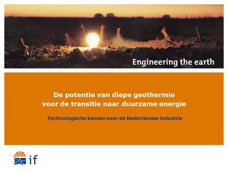 Technologische kansen voor de Nederlandse industrie