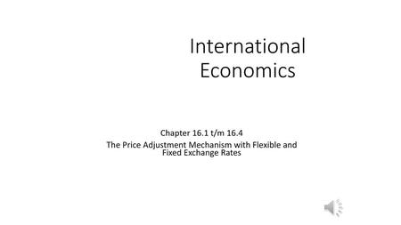 International Economics