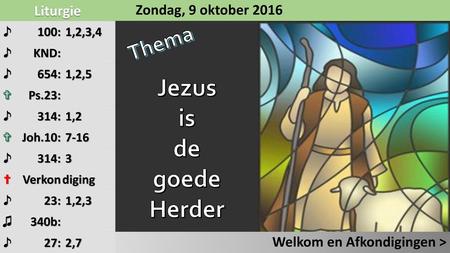 Jezus is de goede Herder