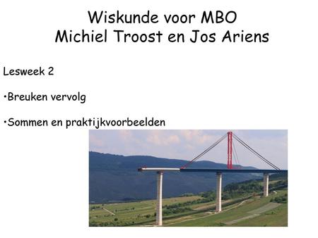 Michiel Troost en Jos Ariens