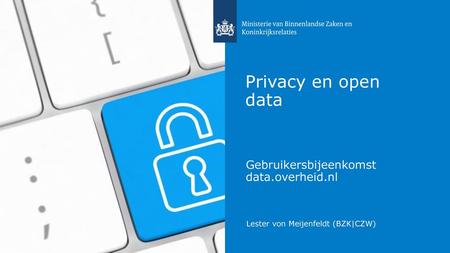 Gebruikersbijeenkomst data.overheid.nl