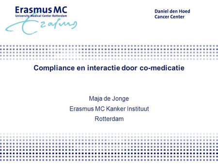 Compliance en interactie door co-medicatie