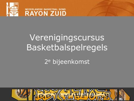 Verenigingscursus Basketbalspelregels 2 e bijeenkomst.