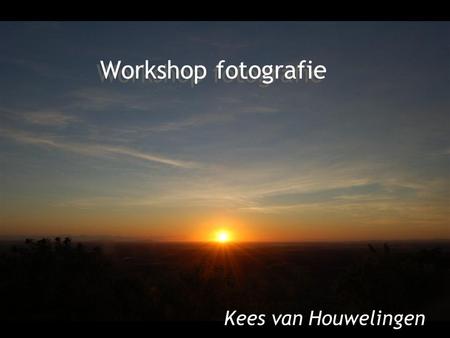 Workshop fotografie Kees van Houwelingen 4/3/2017.