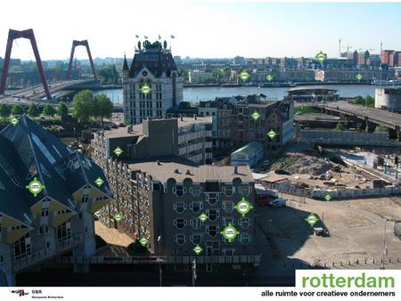 Creatieve economie in Rotterdam Wederopbouw •Woningen •Haven •Openbare gebouwen.