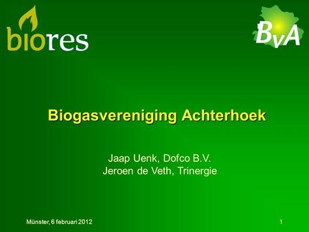 Biogasvereniging Achterhoek