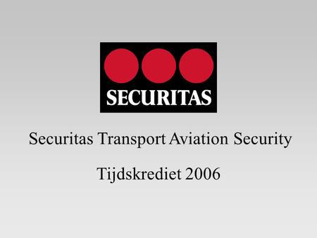 Securitas Transport Aviation Security