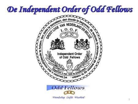 De Independent Order of Odd Fellows