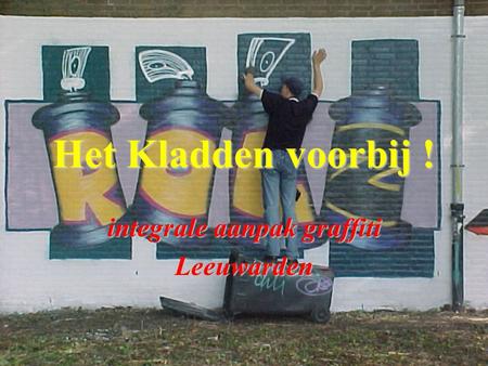 integrale aanpak graffiti Leeuwarden