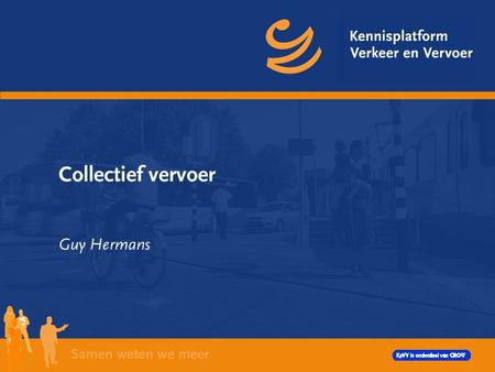 Collectief vervoer Guy Hermans.