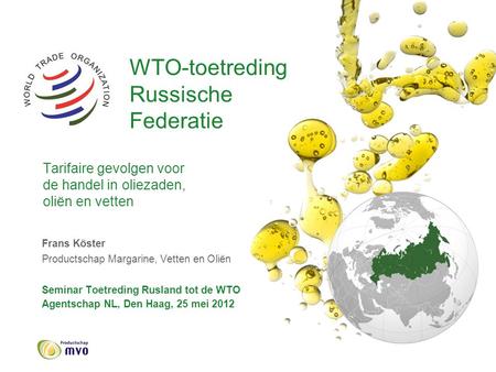 WTO-toetreding. Russische