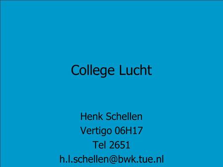 Henk Schellen Vertigo 06H17 Tel 2651