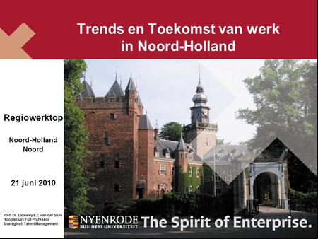 Trends en Toekomst van werk in Noord-Holland