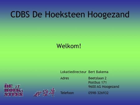 CDBS De Hoeksteen Hoogezand